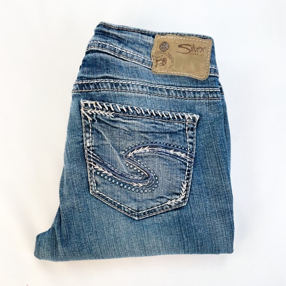 28x33 SUKI Silver Jeans